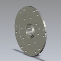 Rotorflansch ø70mm zu GBX-Z