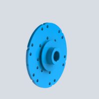 Fräsrotor 6 x 50 kurz zu Bondioli Getriebe 2 "