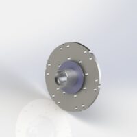 Antriebsflansch Fräsrotor zu Getriebewelle 170PS