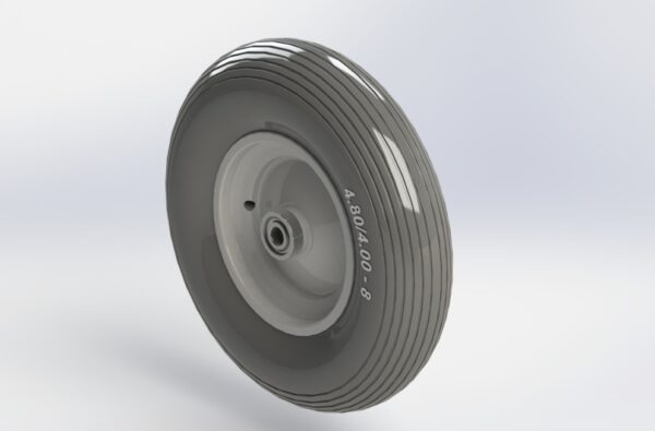 Rad 4.00-8" mit Antriebsachse