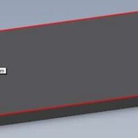 Reinforced rubber deflector